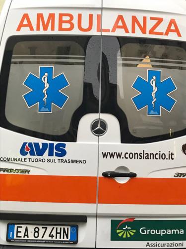 Consegna ambulanza all'Avis di Tuoro sul Trasimeno (PG)